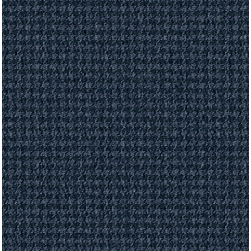 KT-Exclusive Tyúklábmintás sötétkék vlies tapéta Sauvage Dark Blue 52 cm X 10 m