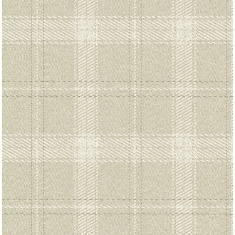 KT-Exclusive Klasszikus kockás bézs vlies tapéta Sauvage Light Beige 52 cm X 10 m