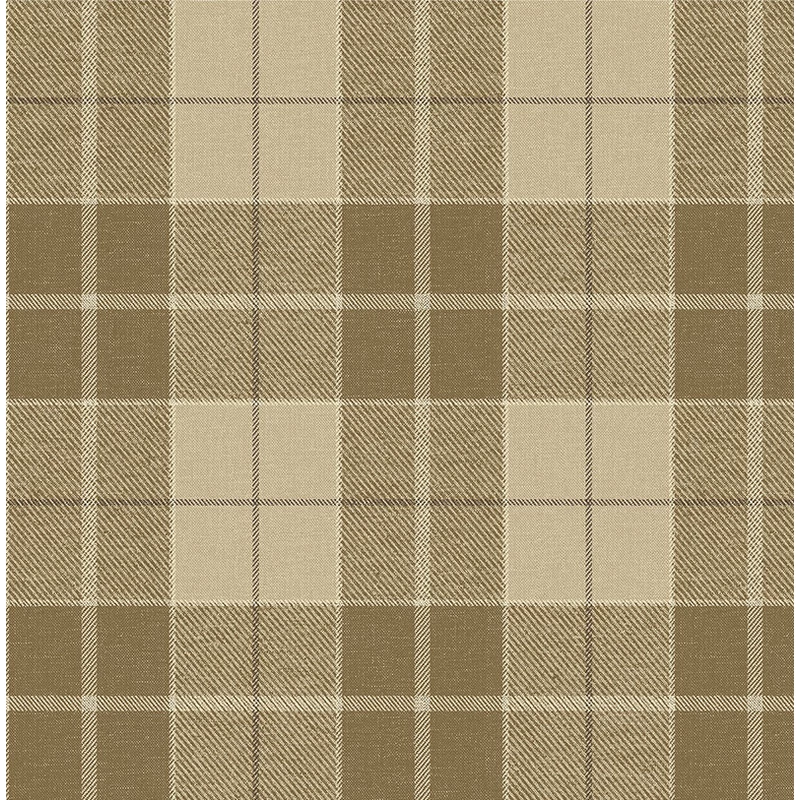 KT-Exclusive Klasszikus kockás világosbarna  vlies tapéta Sauvage Light Brown  52 cm X 10 m