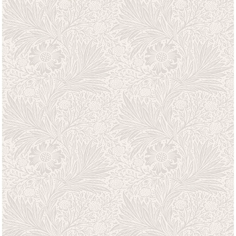 KT-Exclusive Virágos világosszürke vlies tapéta British Heritage Light Gray 52 cm X 10 m