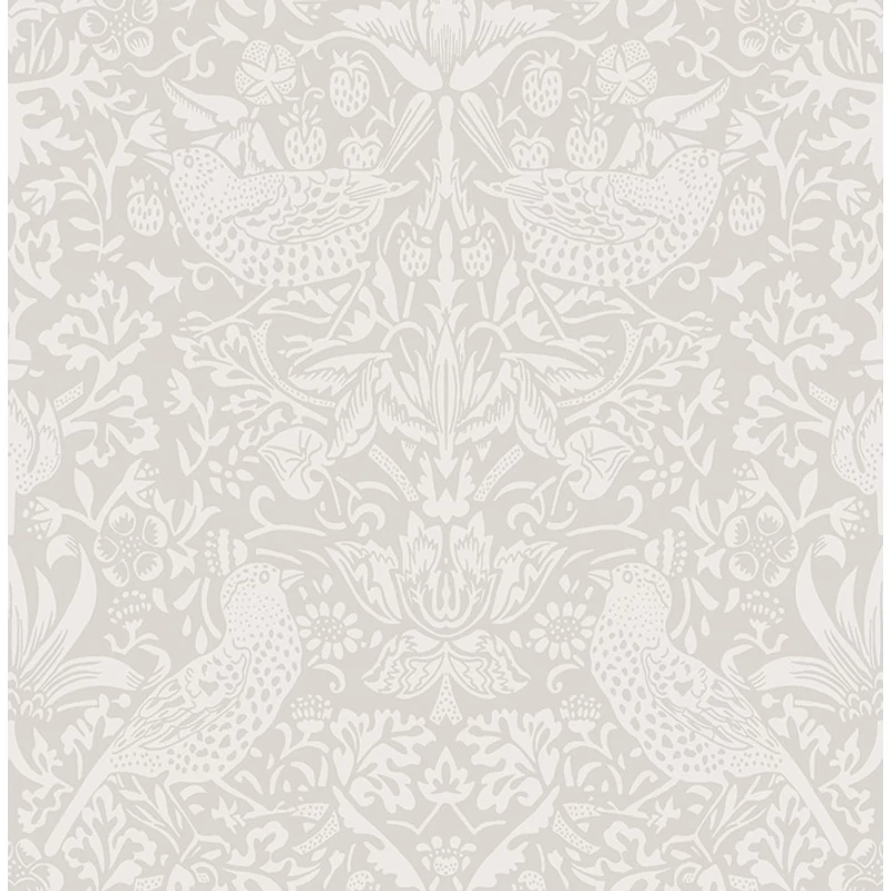 KT-Exclusive Madaras szecessziós stílusú szürke vlies tapéta British Heritage Gray 52 cm X 10 m