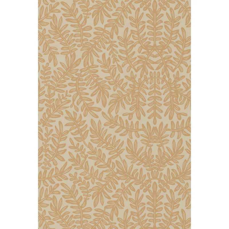 Majvillan Levélmintás barna vlies tapéta French Blond Golden Brown 53 cm X 10 m