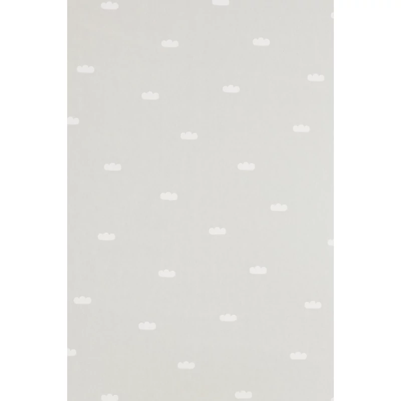 Majvillan Felhő mintás szürke vlies gyerek tapéta Dreamy Clouds Soft Grey 53 cm X 10 m