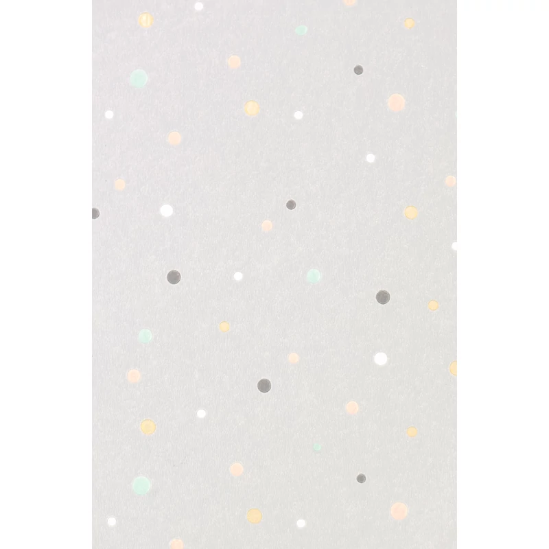 Majvillan Pöttyös szürke vlies gyerek tapéta Stardust Soft Grey 53 cm X 10 m