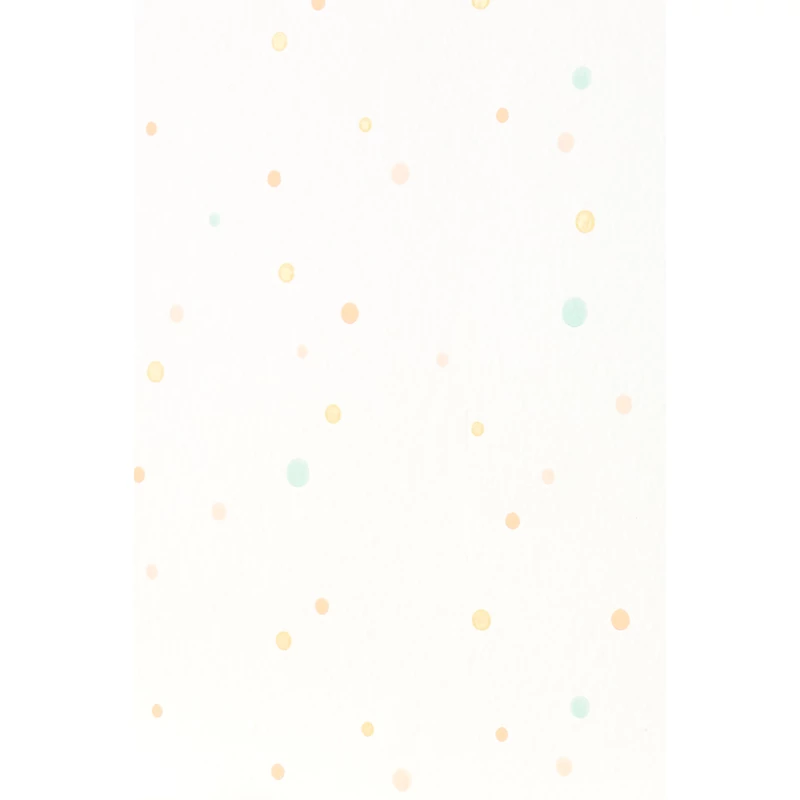 Majvillan Pöttyös fehér-színes vlies gyerek tapéta Stardust Shimmering White 53 cm X 10 m