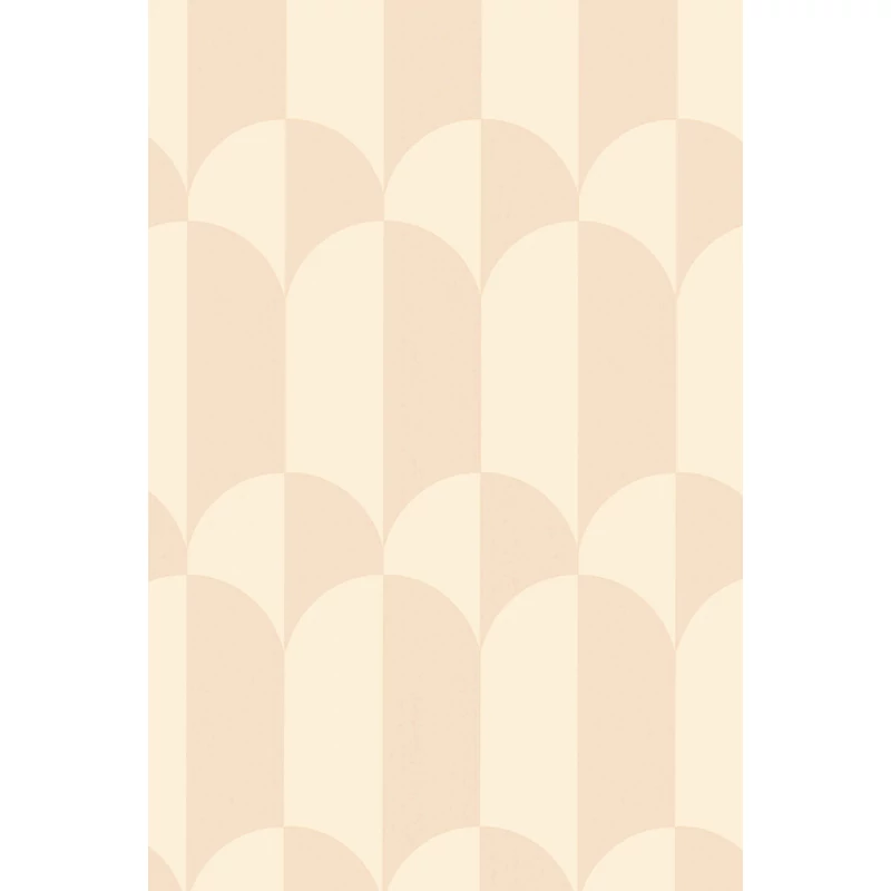 Majvillan Geometrikus barack vlies tapéta Whipped Cream Blush Peach 53 cm X 10 m