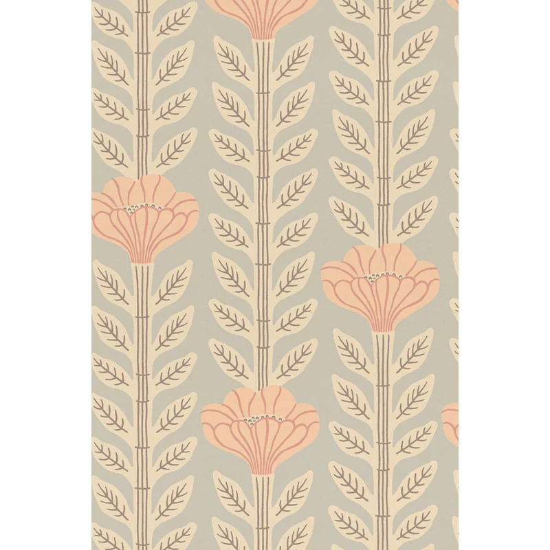 Majvillan Skandináv virágos kék vlies tapéta Caipirinha Mizzle Blue 53 cm X 10 m