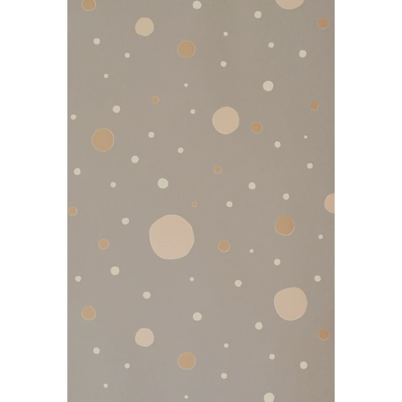 Majvillan Pöttyös sötétszürke vlies gyermek tapéta Confetti Mysterious Grey 53 cm X 10 m