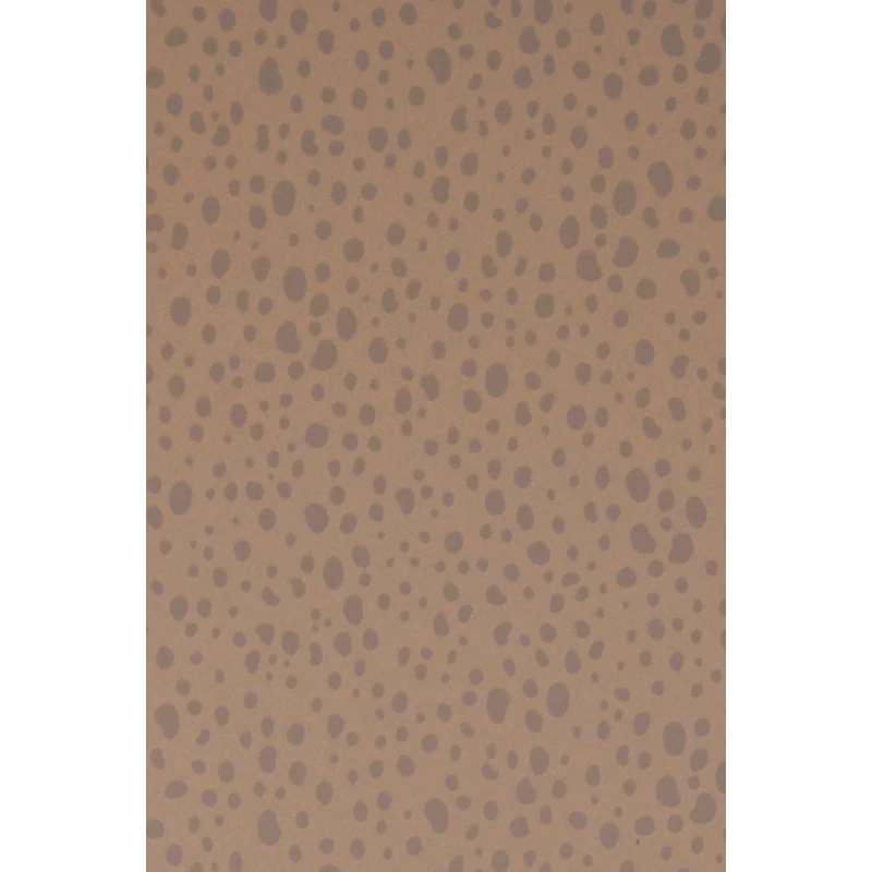 Majvillan Pöttyös barna vlies gyerek tapéta Animal Dots Soft Brown 53 cm X 10 m