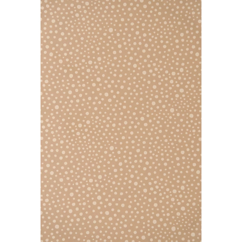 Majvillan Pöttyös barna vlies gyerek tapéta Dots Teddy Brown 53 cm X 10 m