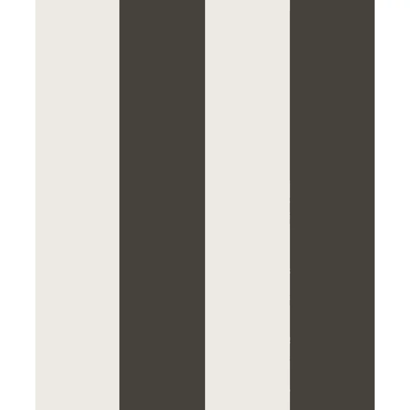 Sandberg Elegáns csíkos fekete-fehér vlies tapéta Magnus Graphite 53 cm X 10 m