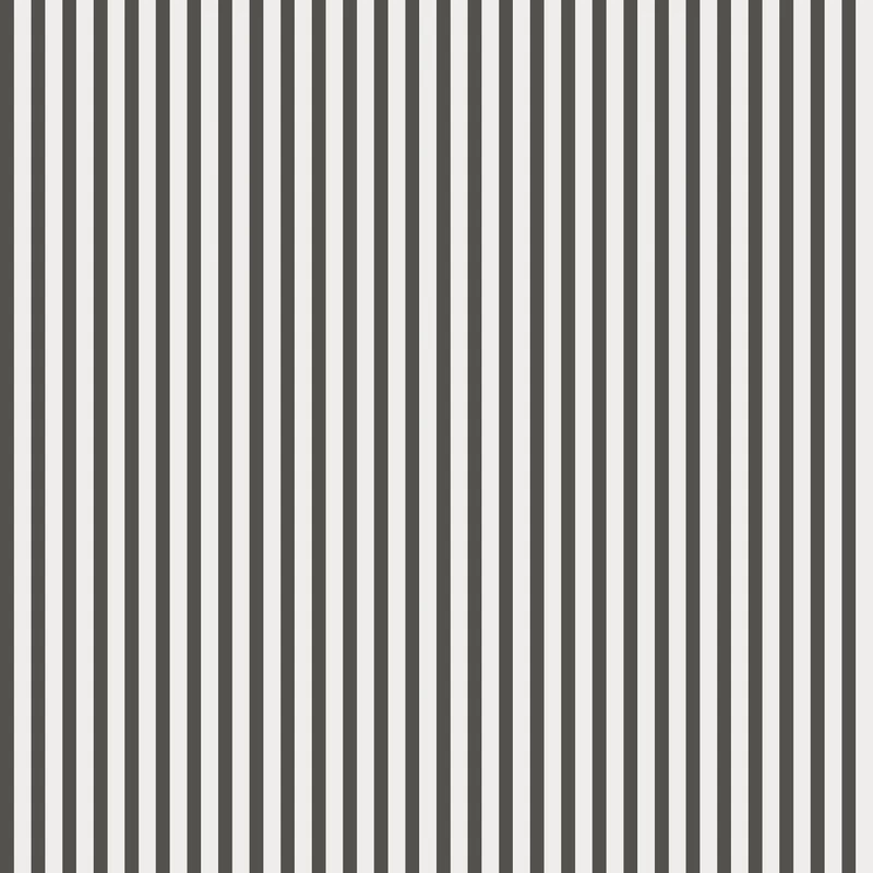 Sandberg Klasszikus keskeny csíkos fekete-fehér vlies tapéta Estelle Graphite 53 cm X 10 m