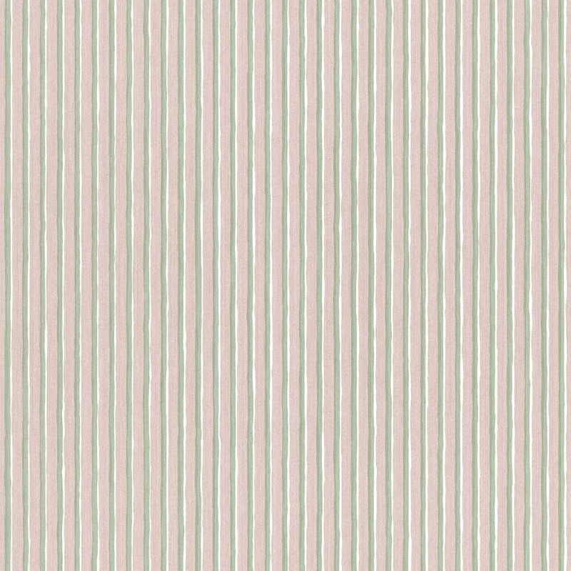 Sandberg Modern keskeny csíkos rózsaszín vlies tapéta Brita Pink 53 cm X 10 m