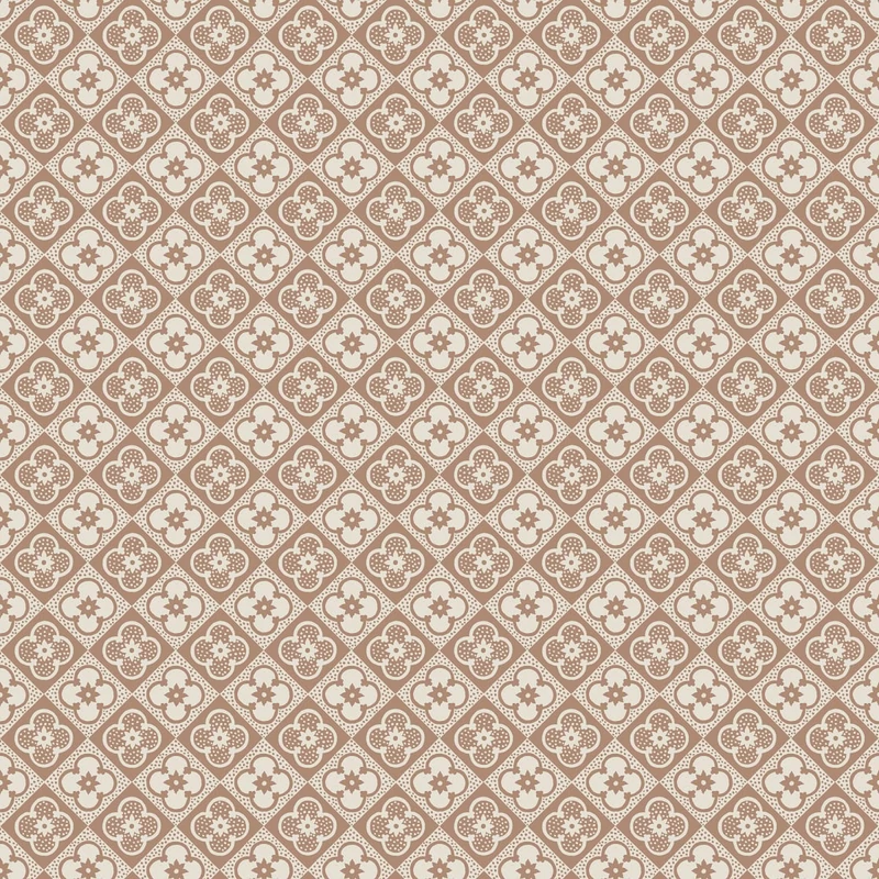 Sandberg Lóhere mintás skandináv piros vlies tapéta Lyckan Copper 53 cm X 10 m