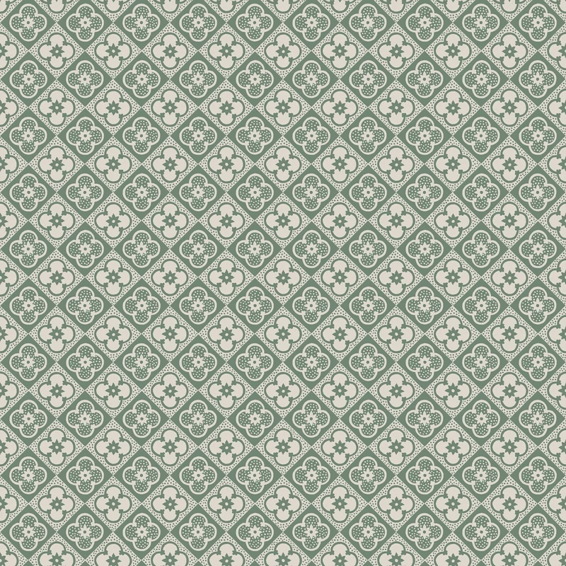 Sandberg Lóhere mintás skandináv zöld vlies tapéta Lyckan Emerald 53 cm X 10 m