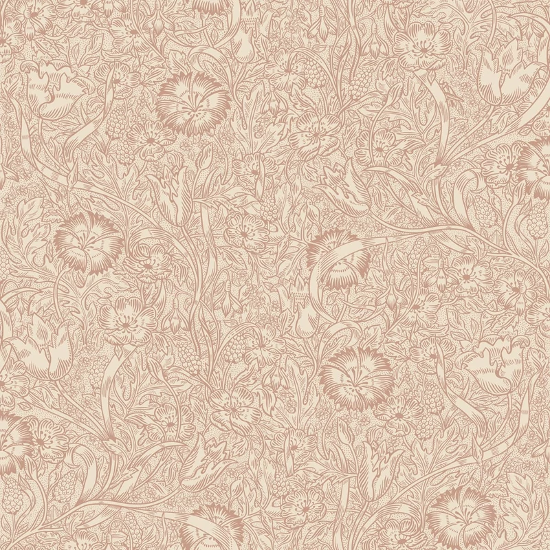 Sandberg Botanikai mintás skandináv terrakotta vlies tapéta Caroline Terracotta 53 cm X 10 m
