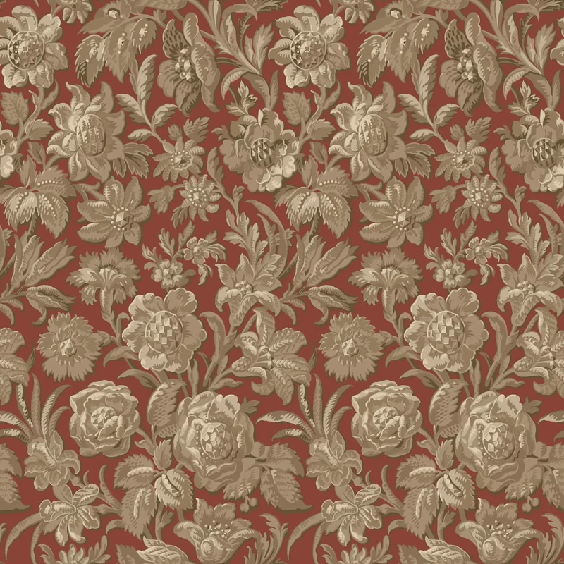 Sandberg 3D hatású virágos piros vlies tapéta Valentin Ruby Red 53 cm X 10 m