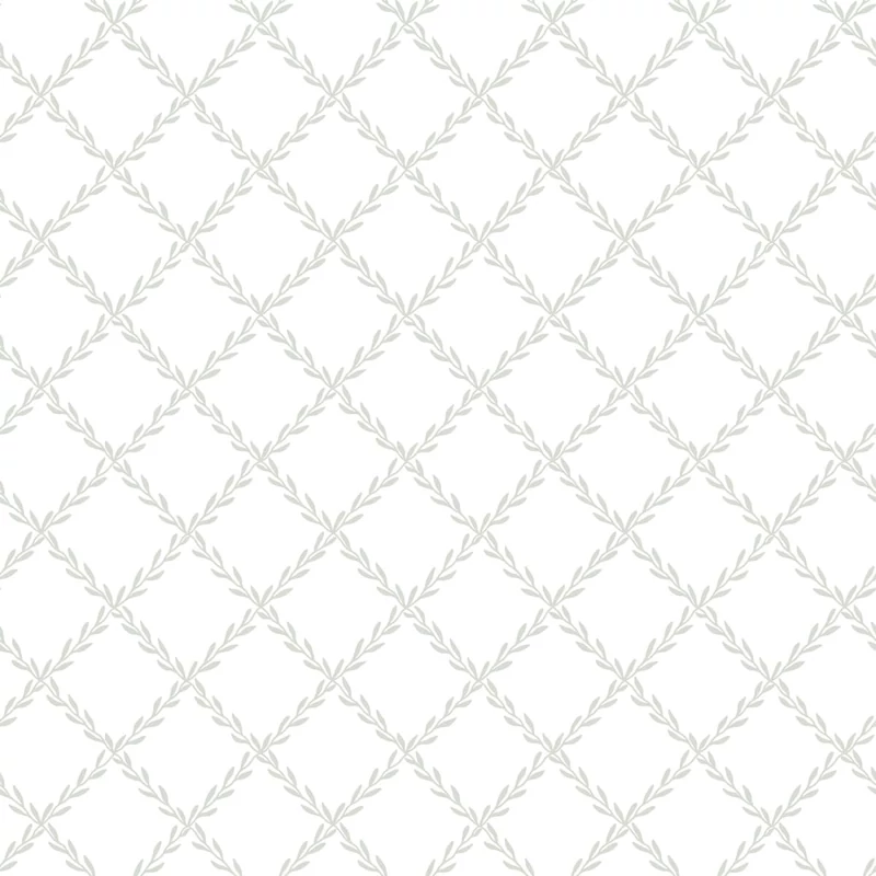 Sandberg Klasszikus rácsmintás zöld vlies tapéta Trellis Garden Green 53 cm X 10 m