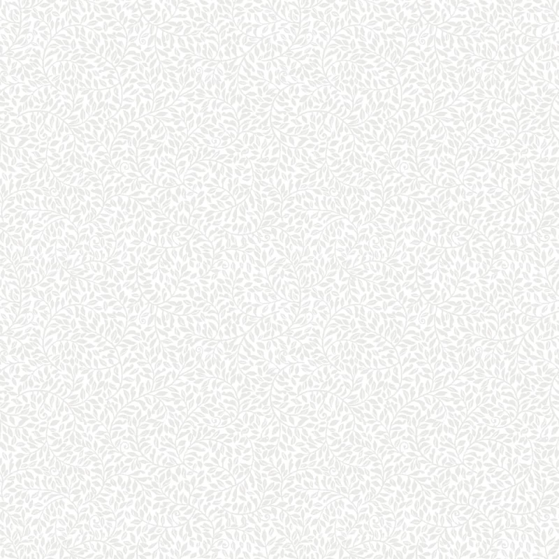 Sandberg Apró leveles szürke vlies tapéta Bladverk Grey 53 cm X 10 m