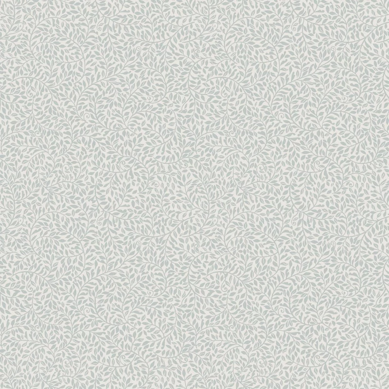 Sandberg Apró leveles kék vlies tapéta Bladverk Misty Blue 53 cm X 10 m