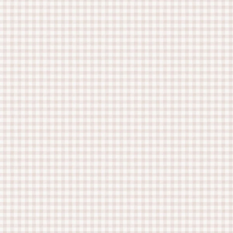 Sandberg Kockás vintage bézs vlies tapéta Ruta Blush 53 cm X 10 m