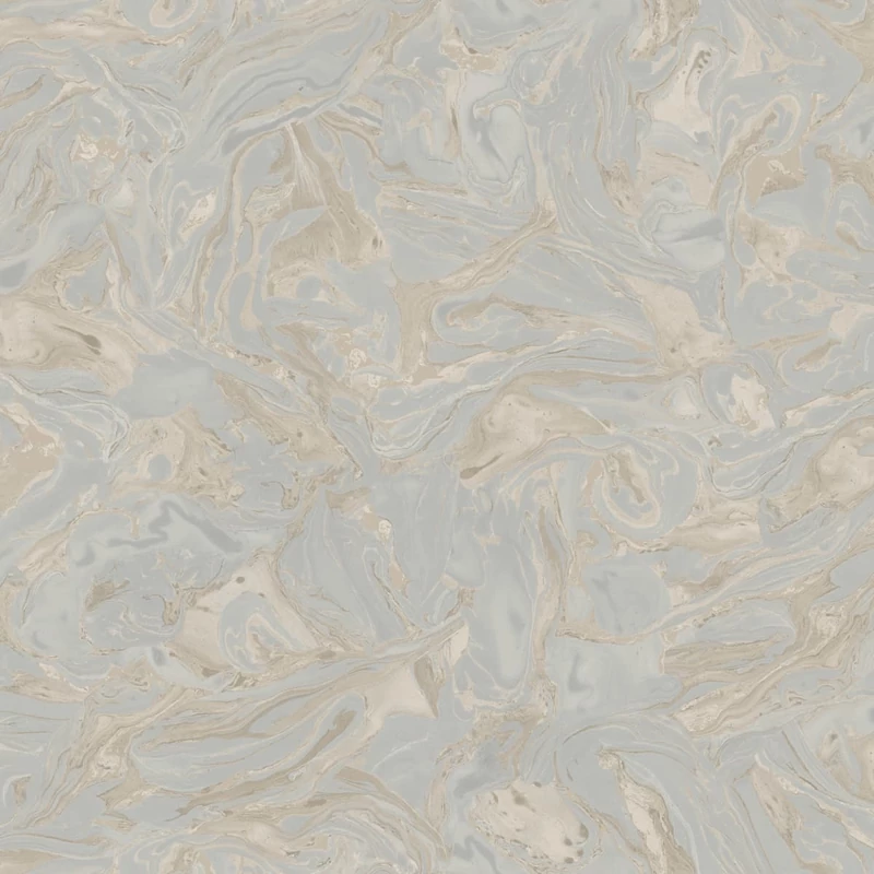 Sandberg Márvány mintás modern kék vlies tapéta Marion Misty Blue 53 cm X 10 m