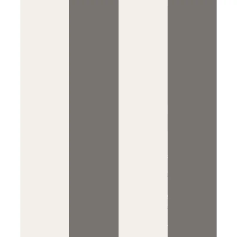 Sandberg Elegáns csíkos szürke vlies tapéta Magnus Dark Gray 53 cm X 10 m