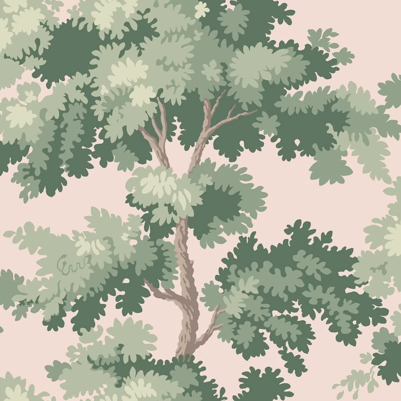 Sandberg Modern fa mintás rózsaszín vlies tapéta Raphael Pink 53 cm X 10 m