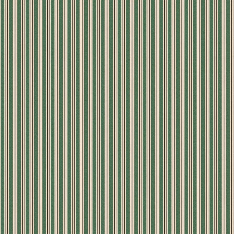 Sandberg Keskeny csíkos klasszikus zöld vlies tapéta Linn Green 53 cm X 10 m