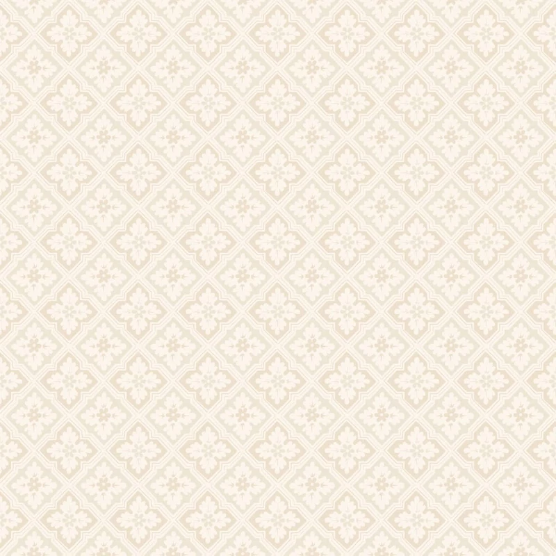 Sandberg Klasszikus rácsos bézs vlies tapéta Edvin Sandstone 53 cm X 10 m