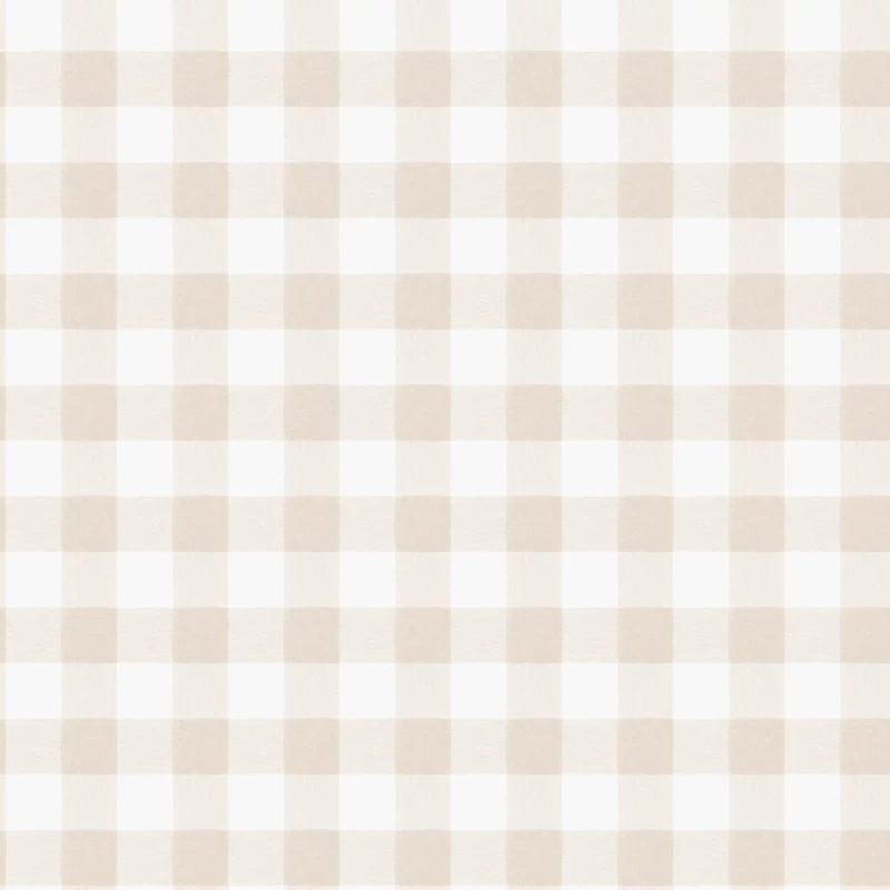 Sandberg Klasszikus kockás bézs vlies tapéta Harry Sandstone 53 cm X 10 m