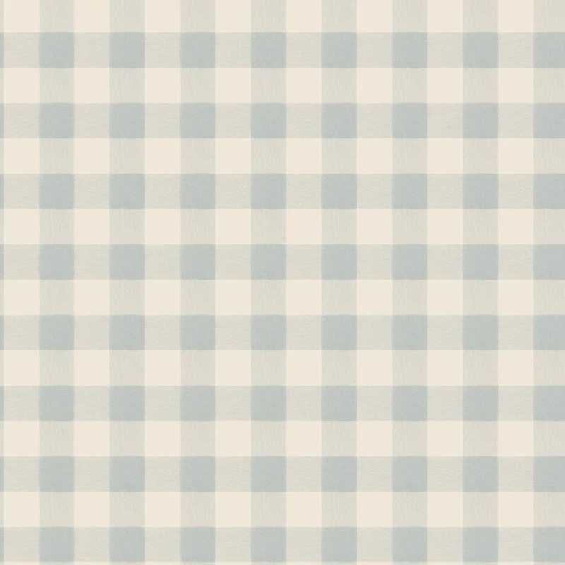 Sandberg Klasszikus kockás kék vlies tapéta Harry Misty Blue 53 cm X 10 m