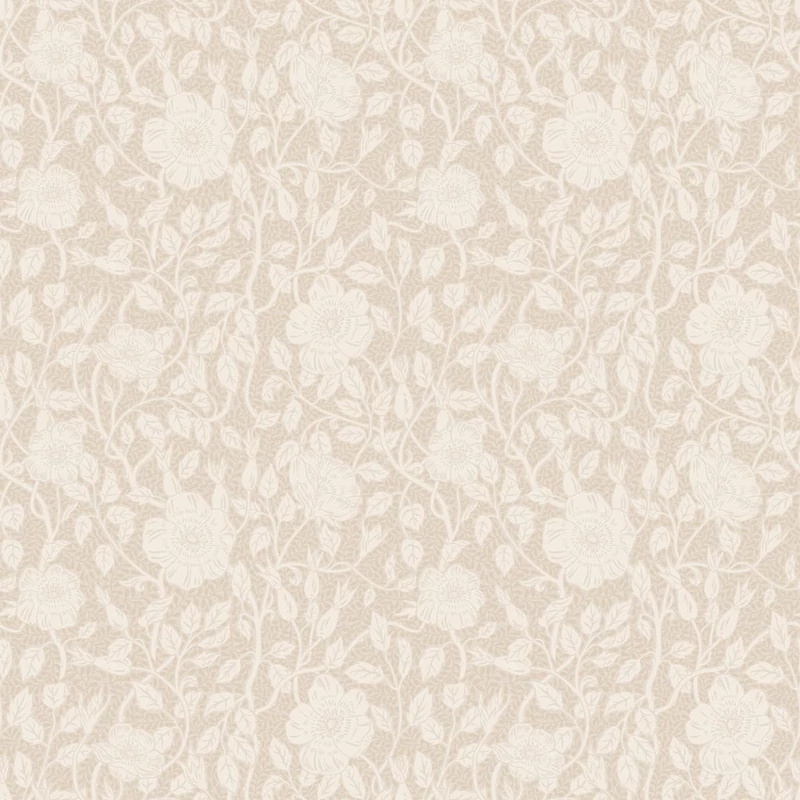 Sandberg Vadrózsás romantikus bézs vlies tapéta Anton Sandstone 53 cm X 10 m