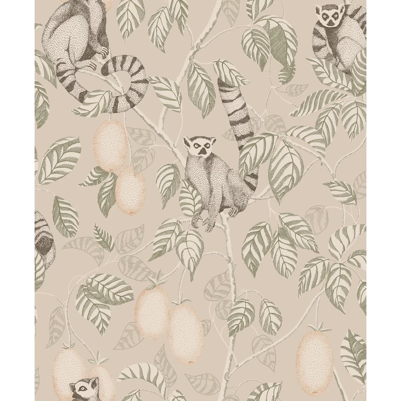 Sandberg Makimajmos modern bézs vlies tapéta Elliot Sandstone 53 cm X 10 m