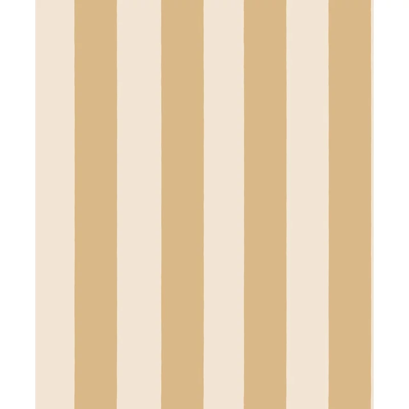 Sandberg Elegáns csíkos sárga vlies tapéta Sam Honey 53 cm X 10 m