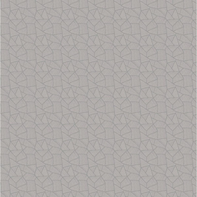 Sketchtwenty3 Geometriai mintás ezüst vlies tapéta Terrazzo Titanium Fossil 53 cm X 10 m