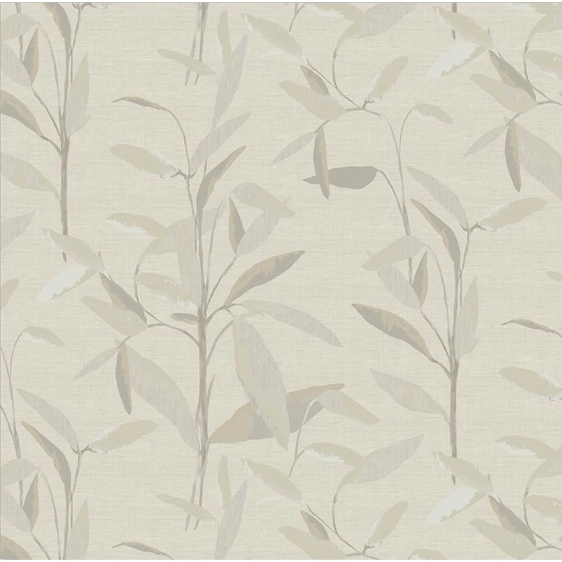Sketchtwenty3 Levélmintás bézs vlies tapéta Larvotto Almond 70 cm X 10 m