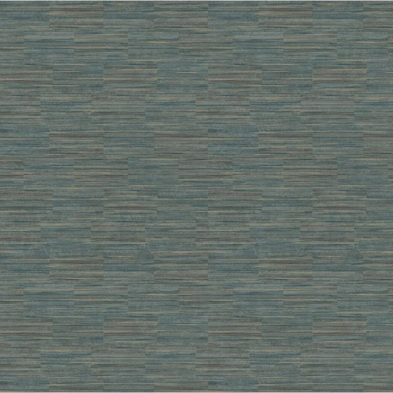 Sketchtwenty3 Elegáns szőttes hatású kékes zöld vlies tapéta metál fénnyel Levante Juniper 53 cm X 10 m