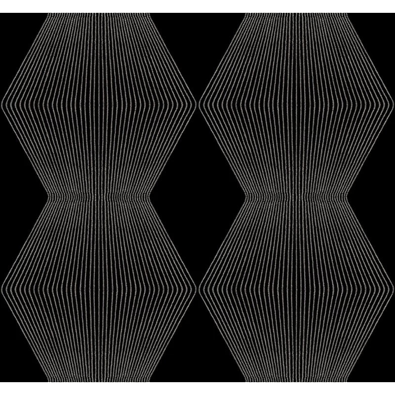 York Geometrikus elegáns fekete vlies tapéta Diamond Legacy tapéta Black 68,58 cm X 8,22 m