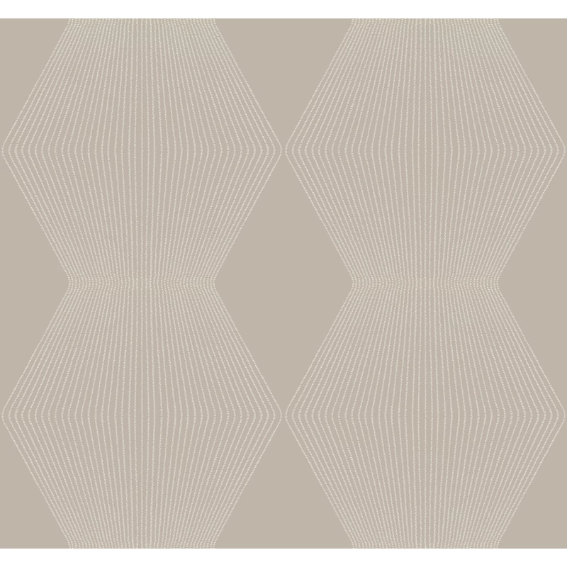 York Geometrikus elegáns barna vlies tapéta Diamond Legacy tapéta Taupe 68,58 cm X 8,22 m