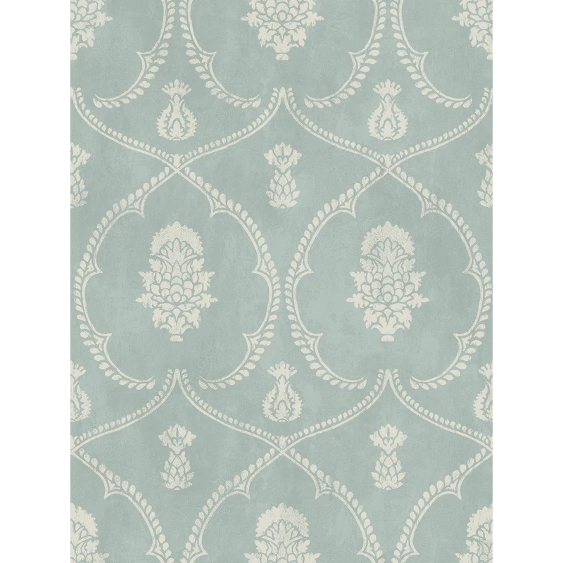 York Damaszt mintás elegáns zöld vlies tapéta Royal Damask tapéta Jade 68,58 cm X 8,22 m