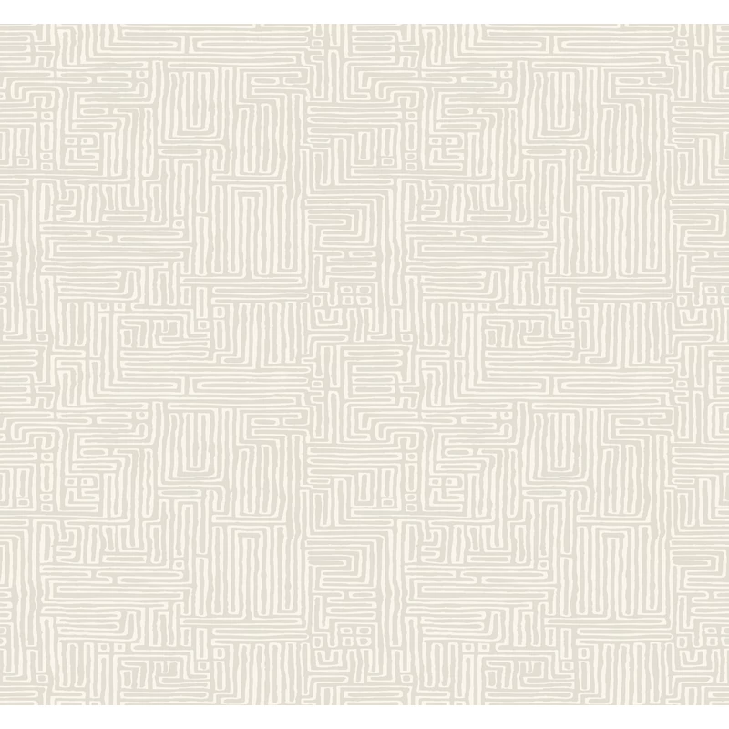 York Grafikai mintás szürke vlies tapéta Passages Grey 68,58 cm X 8,22 m