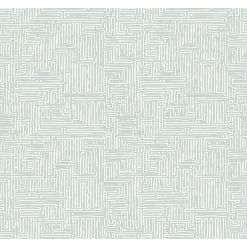 York Grafikai mintás kék vlies tapéta Passages Blue 68,58 cm X 8,22 m