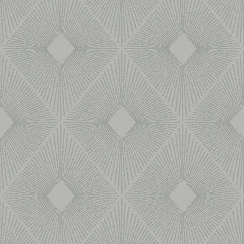 York Elegáns geometrikus szürke-ezüst vlies tapéta Harlowe Light Grey/Silver 52,83 cm X 10 m