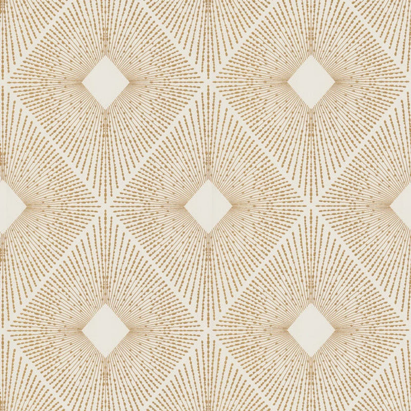 York Elegáns geometrikus fehér-arany vlies tapéta Harlowe White/Gold 52,83 cm X 10 m