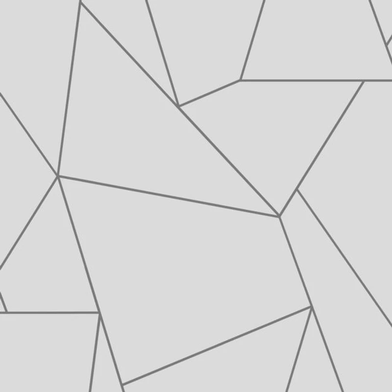 York Modern geometrikus fehér-ezüst vlies tapéta Nazca White/Silver 52,83 cm X 10 m