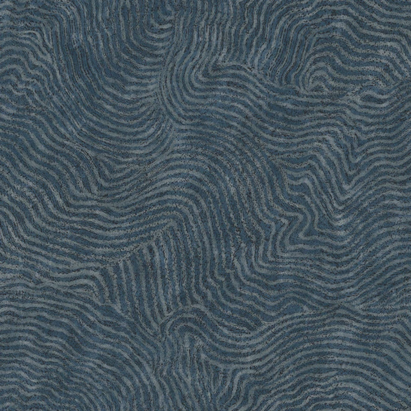 York Faerezetes texturált sötétkék vlies tapéta metálfénnyel Modern Wood Indigo 68,58 cm X 8,22 m