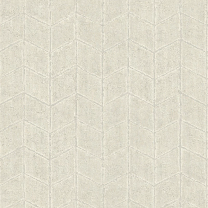 York Chevron mintás törtfehér vlies tapéta Flatiron Geometric Pearl Gray 52 cm X 10 m