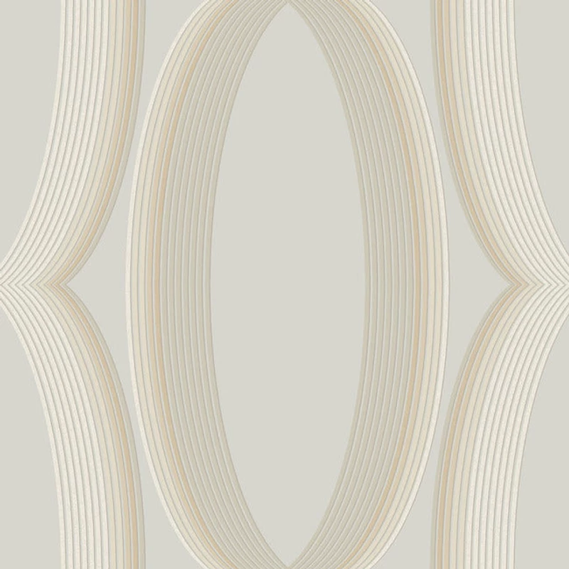 York Ellipszis mintás bézs vlies tapéta Progression Ogee Blonde 68,58 cm X 8,22 m