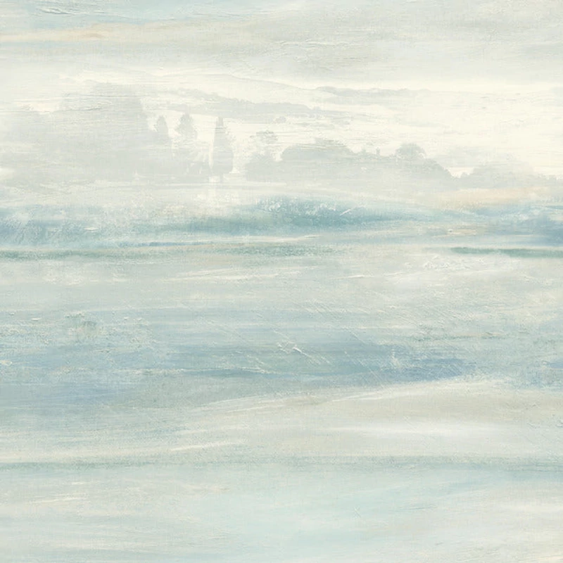 York Színátmenetes akvarell kék vlies tapéta Soothing Mists Scenic Blue 68,58 cm X 8,22 m